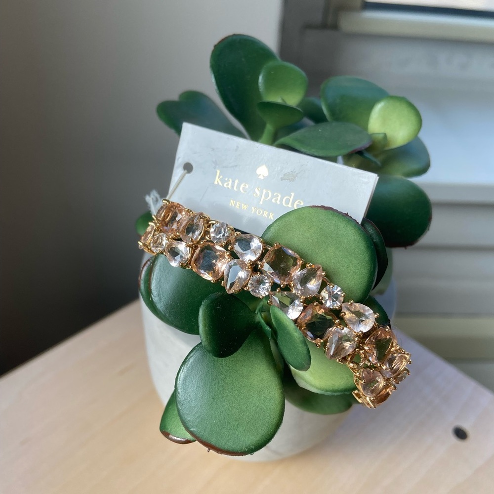Kate Spade Make Me Blush Crystal Glass Bracelet